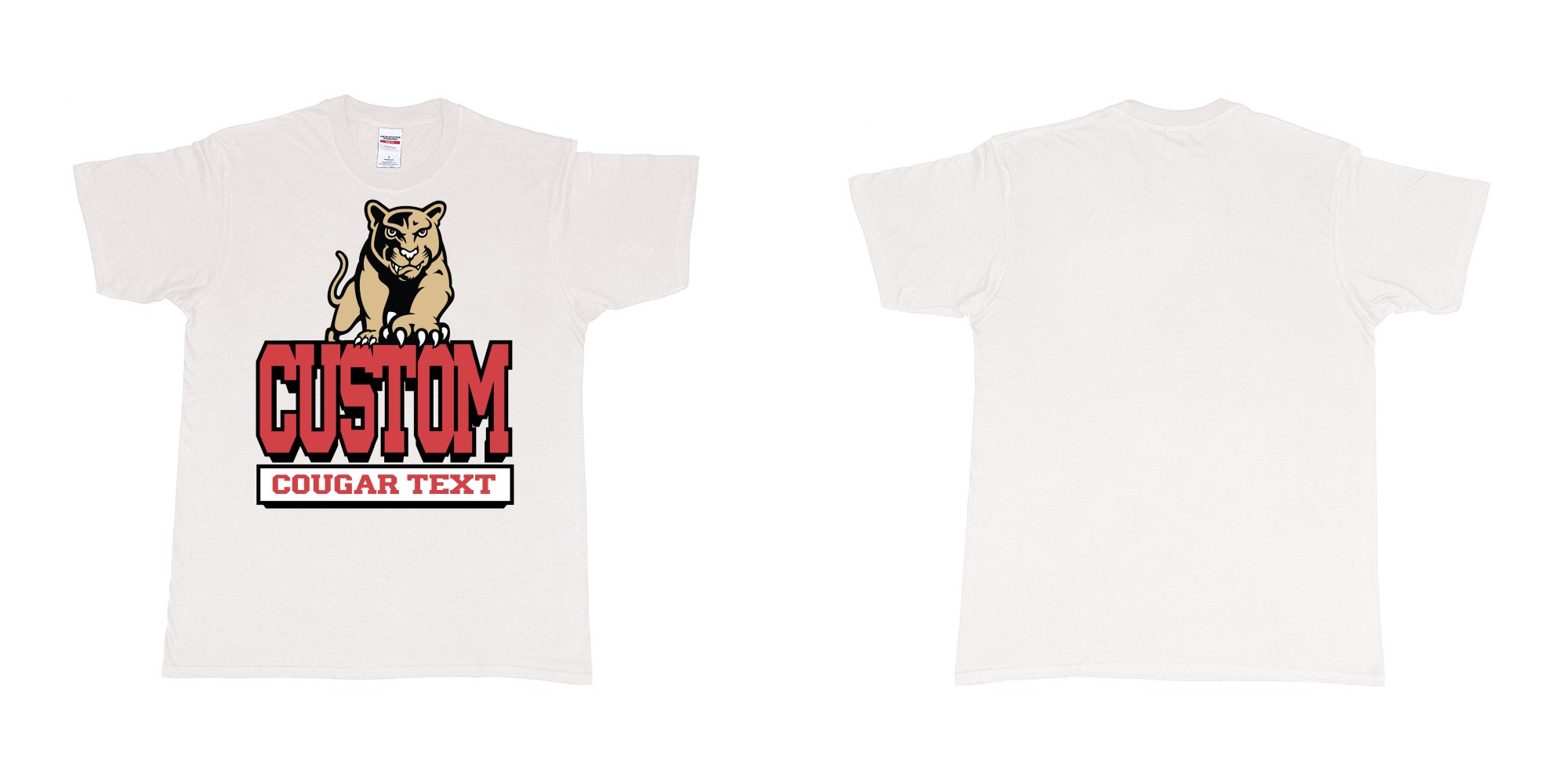 Custom tshirt design  in fabric color white choice your own text made in Bali by The Pirate Way