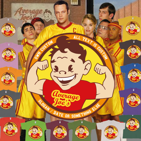 Average Joes Gymnasium from Dodgeball the movie Custom Tshirt Print