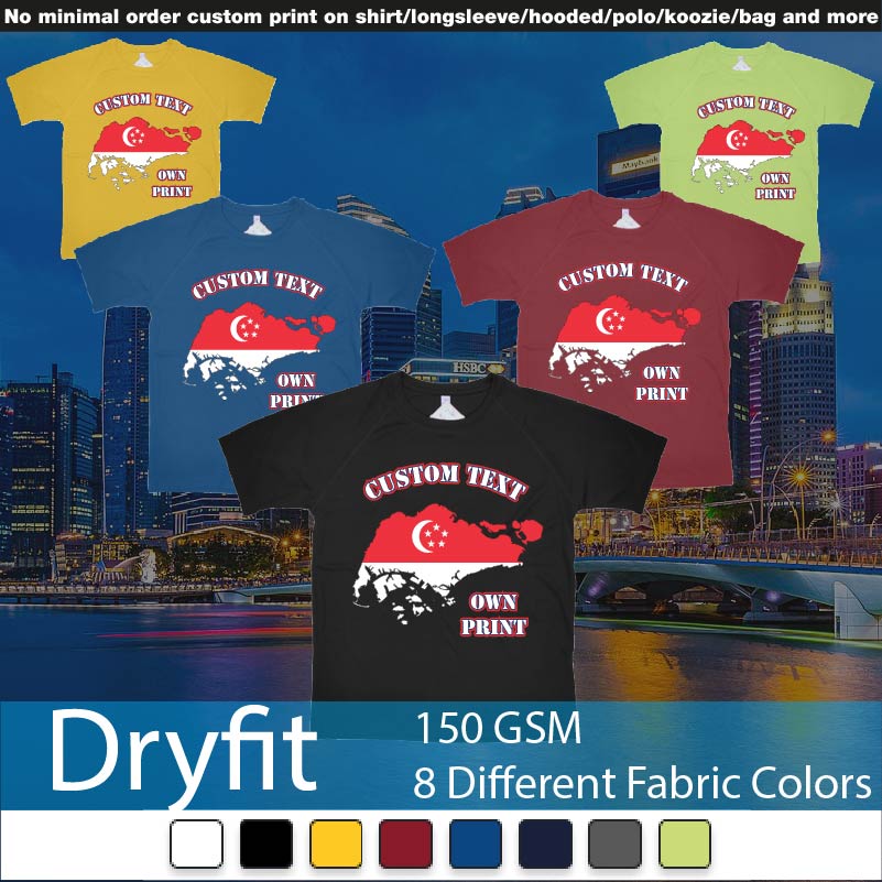 Singapore Best Custom Tshirt Print Bali Dryfit Tshirt Samples On Demand Printing Bali