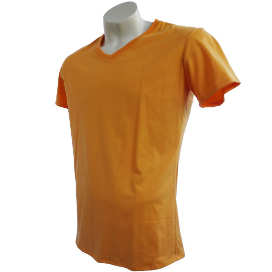 (T16S) Troy V-neck - The Troy style shirt is our most modern cut tshirt now also available in this neck. With the smaller arm opening making them more tight fit and the shorter arms and all sewings with the most minimalistic style. With the larger neck opening and the rounded bottom it is a perfect slim cut. Look at the standard (T13S) Troy T-shirt. - style shirt ready for your own custom printing in Bali