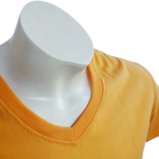 (T16S) Troy V-neck - The Troy style shirt is our most modern cut tshirt now also available in this neck. With the smaller arm opening making them more tight fit and the shorter arms and all sewings with the most minimalistic style. With the larger neck opening and the rounded bottom it is a perfect slim cut. Look at the standard (T13S) Troy T-shirt. - style shirt ready for your own custom printing in Bali