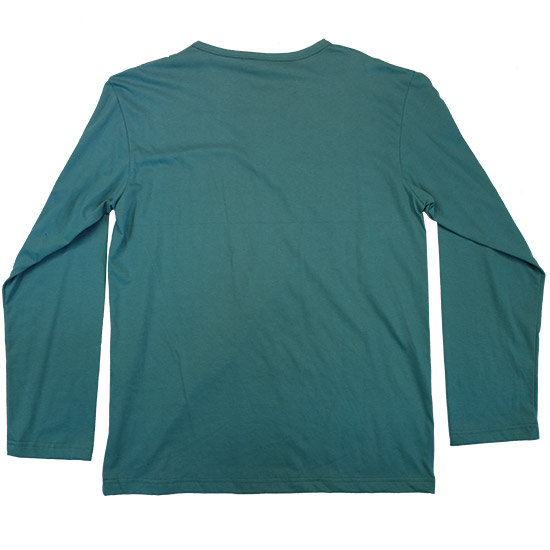 (T32S) Long Sleeve Style Henley shirt - This henley shirt is a collarless mens pullover long sleeve shirt, characterized by a 10-centimetre-long placket beneath the round neckline. It essentially resembles a collarless polo shirt. Its also available in a short sleeves (T17S) Henley shirt, and it can be made in almost any fabric. A classic henley should have buttons even ours standard one dont come with buttons, its possible to add 2 to 5 buttons. They were so named because this particular style of shirt was the traditional uniform of rowers in the English town of Henley-on-Thames. Some crews still use this style as part of their uniform. Originally quite popular in the early 1970s, Henley shirts have recently made a fashion comeback, especially in Western countries. - style shirt ready for your own custom printing in Bali