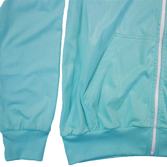 (T33S) Long Sleeve Style Zippy Hoodie (2056) Mint 04