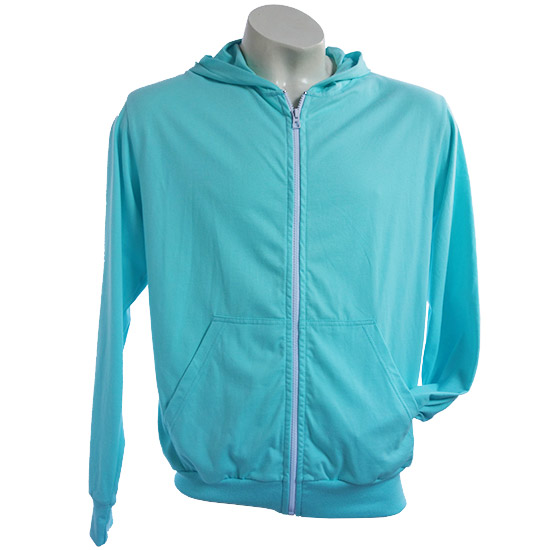 (T33S) Long Sleeve Style Zippy Hoodie (2056) Mint 08
